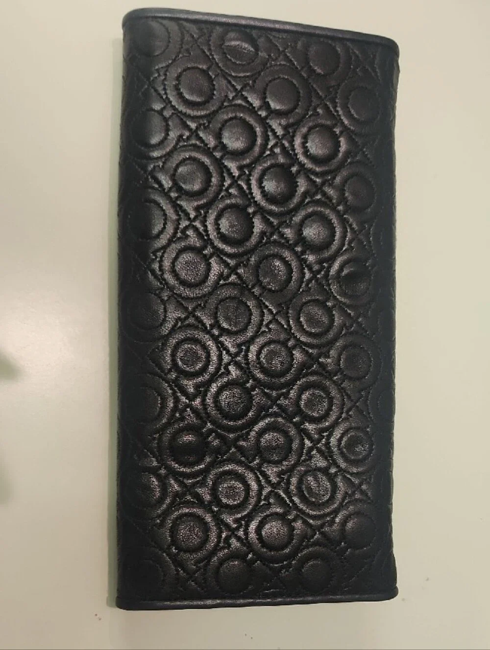 Salvatore Ferragamo Quilted Gancini Continental Flap Wallet